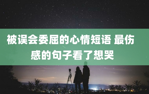 被误会委屈的心情短语 最伤感的句子看了想哭