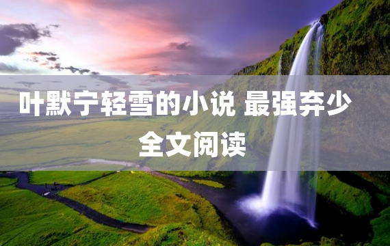 叶默宁轻雪的小说 最强弃少全文阅读